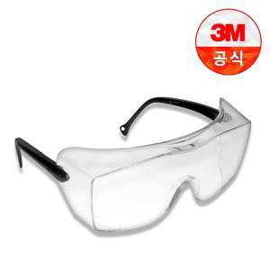 3M OX1000 12163 투명 보안경 안경 겸착용 산업 안전