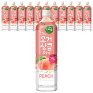 자연은 요거상큼 복숭아주스, 1.5L, 12개