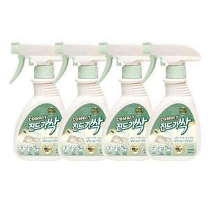 컴배트 진드기 싹 스프레이 290ml x4개 집먼지 진드기 퇴치제