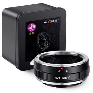 KnF EF-L 렌즈변환 어댑터 - 캐논 EF 렌즈 - 라이카 L 바디 (뒤캡옵션) Canon EF glass on Leica L adapter (L cap option)