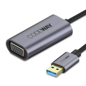 CODEWAY USB-A 3.0 to RGB(VGA) 컨버터 외장 그래픽카드 변환 LA6141