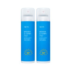 식물나라 워터프루프 선 스프레이 100mL 2개 SPF50+ PA++++