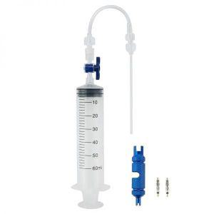자전거실란트 자전거 타이어 튜브리스 실란트 인젝터 주입 주사기 고무 호스 키트 수리 60ml