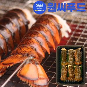 손질 랍스터 테일 110-120g 4온스 6마리 바닷가재 랍스타 꼬리 캠핑 구이