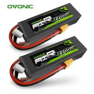 OVONIC LiPo 배터리 팩 팬텀 FC40 예비 워커 E22 RC 보트 카용 XT60 플러그 포함 2200mAh 3S 11.1V 25C 최