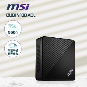 MSI Cubi N100 ADL 메모리 8GB SSD512GB 초소형 가성비 미니컴퓨터 PC 무선마우스포함 -ict