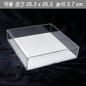 아크릴프리저브드액자 전시공간 25x25 부케시화말린꽃