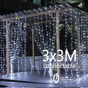 LED 커튼조명 3x3M 크리스마스전구 장식조명 쇼윈도 행사장 웨딩장식 트리전구