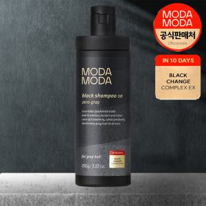 모다모다 3세대 블랙10 흰머리 새치커버 염색샴푸 100g