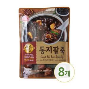 오뚜기 오즈키친 동지팥죽 450g x 8개 / 즉석 파우치 콩 견과 죽