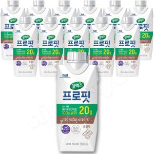 셀렉스 프로핏 웨이프로틴 초코 초콜릿 330ml 12개 단백질 드링크