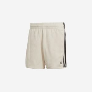 아디다스 아디컬러 클래식 와플 쇼츠 원더 화이트 - US 사이즈 Adidas Adicolor Classics Waffle Shorts Wo