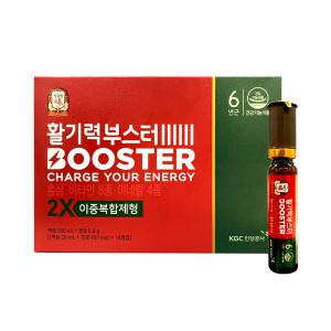 정관장 활기력 부스터 (액상 20ml+정제 400mg) x 14개입+쇼핑백 / H9