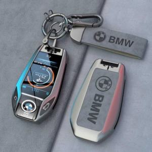 BMW 디지털키케이스 키홀더 디스플레이 스마트키 가죽 스틸케이