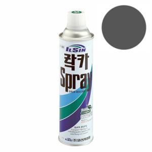 일신 락카 스프레이 뿌리는 페인트 진회색 420ml