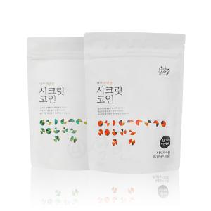 시크릿 코인 편안한맛 (4g x 20알) 8팩 명장 육수 자연 고체 조미료 한알 S_B