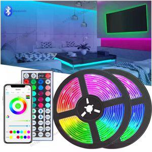 LED 방 조명 RGB Tpae 블루투스 스트립  침실 장식 5050 크리스마스 TV 백라이트 5m 10m 15m 20m 30m