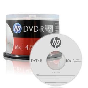 [XBFJ86O4]HP DVD R 4 7GB 16x Cake 50장 CD 저장장치