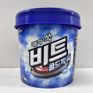 비트 가루세제 분말 대용량 세탁 빨래 콜드파워 바스켓 7kg