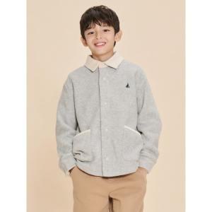 [BEANPOLE KIDS]플리스 칼라 재킷  라이트 그레이(BI4841U052)