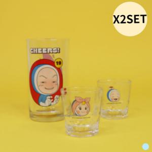 릴팡 유미의세포들 소맥잔 세트 집들이 선물 X2세트