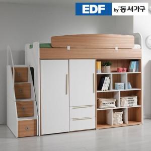 동서가구 디무트 수납형 계단 착장 옷장 2세트 어린이 학생 벙커침대 DF626517