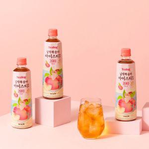 티로그 납작복숭아 아이스티 홍차 500ml x 24개입 복숭아 제로