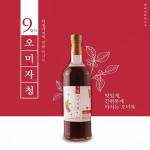 문경특산물 문경 9월의 오미자청 오미자 원액 엑기스 에이드 진액 즙 700ml