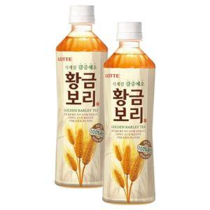 롯데 황금보리 500ml 24PET 황금보리 보리차 롯데 음료