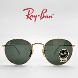 [RAY BAN] 레이벤 RB3447N 001 53 둥근 메탈 김나영 선글라스 53size