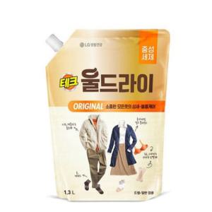 홈드라이세제 테크 울드라이 세제 리필 1300ml 드라이클리닝