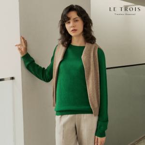 [LE TROIS]23FW 이보영의 르투아 시그니처 퓨어 캐시미어 100% 니트 1+1