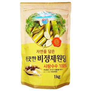 깨끗한 비정제원당 1kg/1개