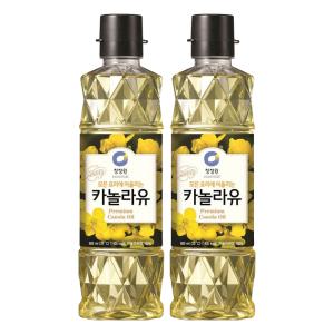 청정원 카놀라유, 900ml, 2개