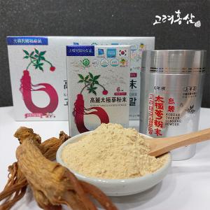 6년근 고려태극삼분말(300g)/고려홍삼분말/국내산/말린홍삼/건강분말