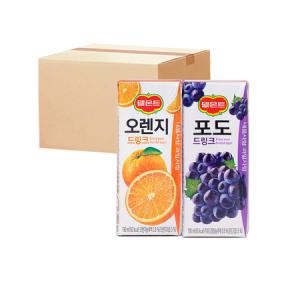 델몬트 오렌지 + 포도 190ml 24팩X2종(48팩)