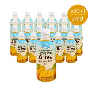 덴마크 테이크 얼라이브 망고 500ml x 24개