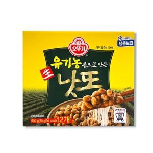 [오뚜기] 유기농 낫또 50g x 12팩(아이스박스)_EB