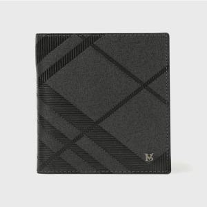 [베노베로] 에드가 체크 소가죽 미니지갑 Mini Wallet 6cc grey (BJG1ACP1204G1)