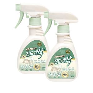 컴배트 진드기 싹 스프레이 290ml x2개 집먼지 진드기 퇴치제