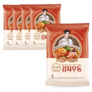 삼립 하이면 김치 우동 198g x5개