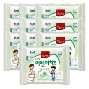 매일유업 유기농 상하치즈 3단계 어린이치즈 100매