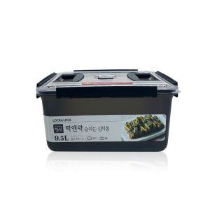 락앤락 숨쉬는 김치통 9.5L 직사각 손잡이 발효 김치 HPL874B 밀폐용기