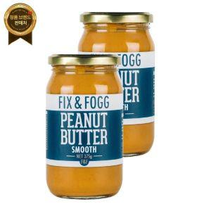 픽스 앤 포그 땅콩버터 스무스 375g 2팩 Fix and Fogg Peanut Butter Smooth