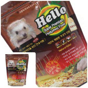 [기타]위월천 HELLO 내츄럴펠렛 프리미엄 고슴도치사료 900G 고슴도치사육