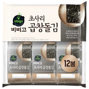 CJ 비비고 초사리 곱창돌김5g 12개입 x 1개