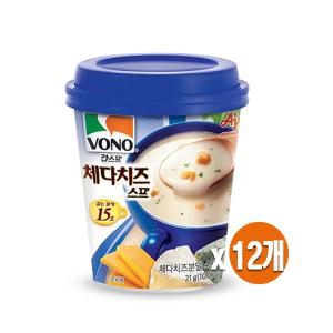 보노 체다치즈스프 컵 21g x12개/수프