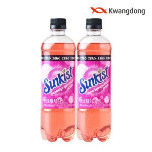 [본사직영] 썬키스트 제로 자두자몽 소다 600ml 24입