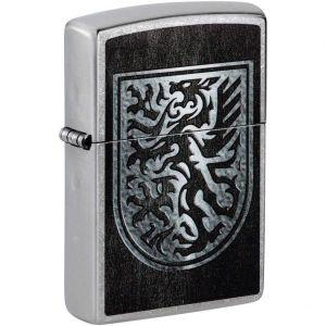 Zippo 지프 라이터 지포 정품 지퍼 라이타 드래곤 실드 디자인 스트리트 크롬 포켓