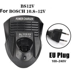 리튬 이온 배터리 전기 드릴용 EU 플러그 AL1115CV 충전기, Bosch 10.8V/12V BAT411 BAT412A, 2 607 336 01